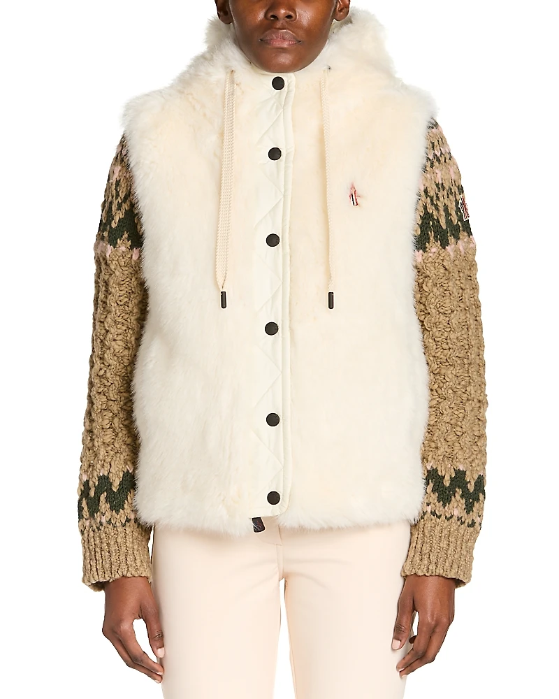 Moncler Arve Faux Fur Vest