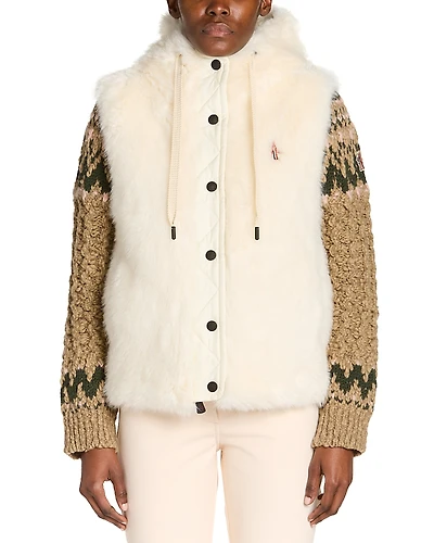 Moncler Arve Faux Fur Vest
