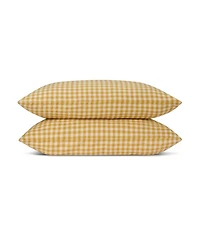 Gingham Linen Blend Pillowcase Pair