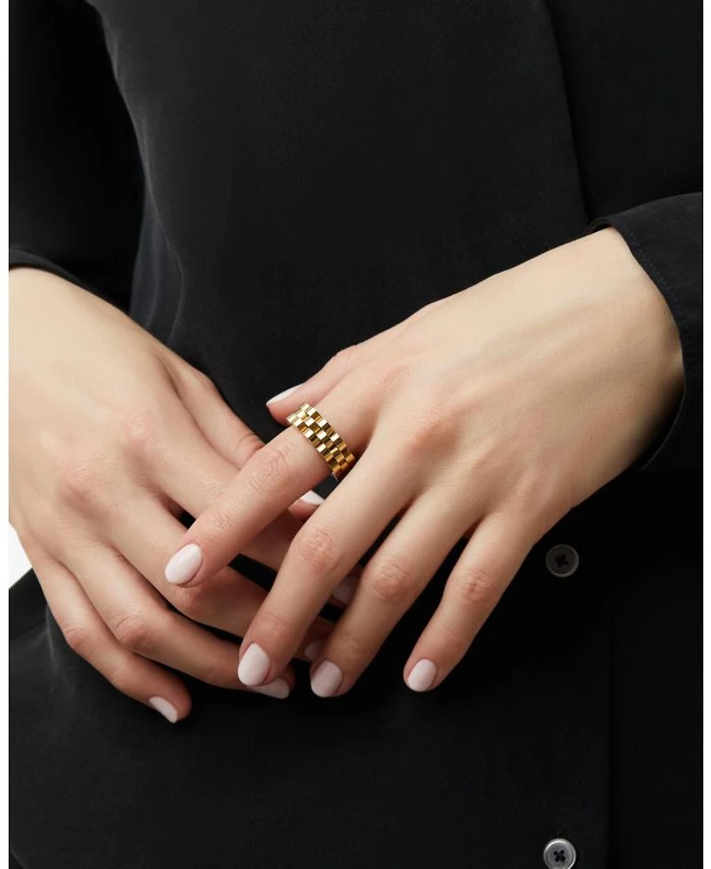 Gold Statement Parker Ring