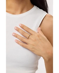 Solid Gold Circles Ring