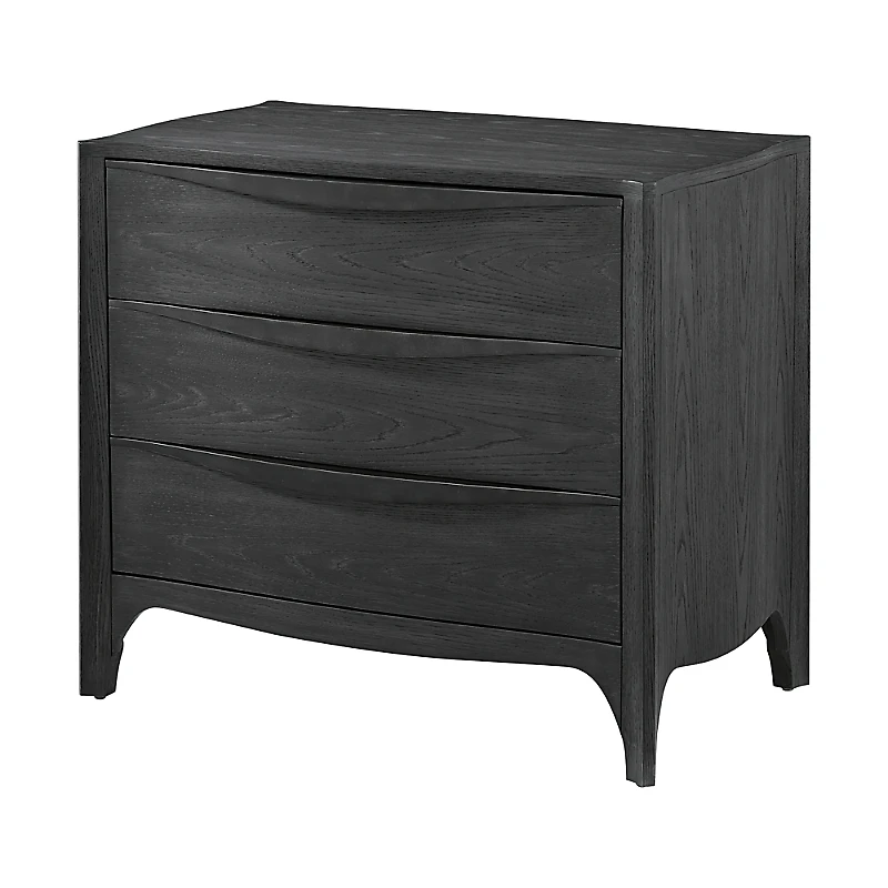 Theodore Alexander Rome Three Drawer Nightstand