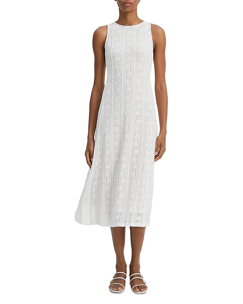 Vince High Neck Midi Dress