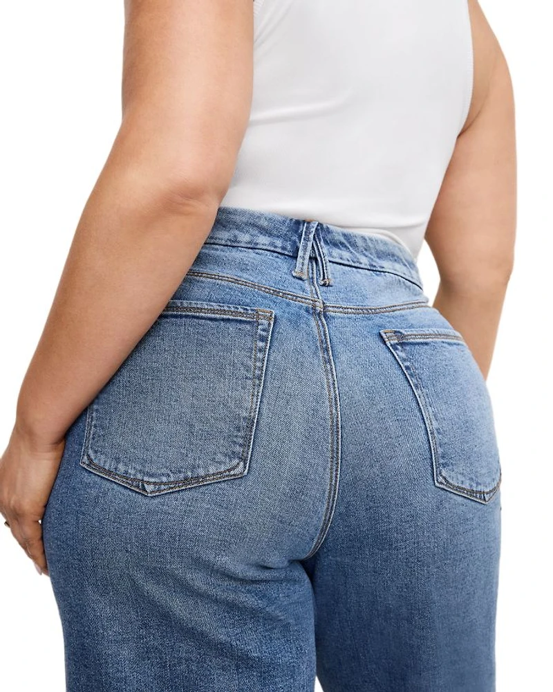 Good Skate Wide Cropped Jeans Indigo978