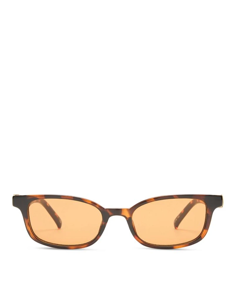 Confidential Rectangle Sunglasses, 51mm