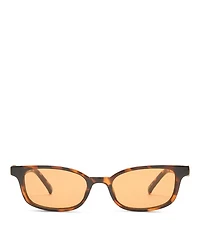 Confidential Rectangle Sunglasses, 51mm