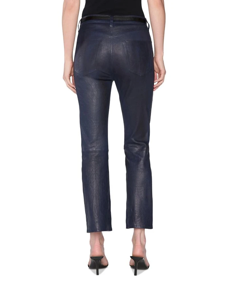The Leather Reboot Crop Pants