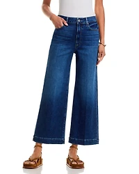 Anessa High Rise Cropped Wide Leg Jeans Kindered