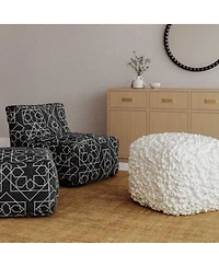 Cathy Woven Pouf