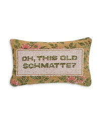 Oh, This Old Schmatte Jacquard Cotton Accent Pillow