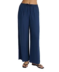 Onia Crinkle Wide Leg Drawstring Pant