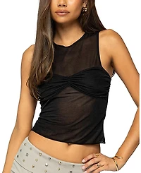 Edikted Erica Sheer Gathered Top