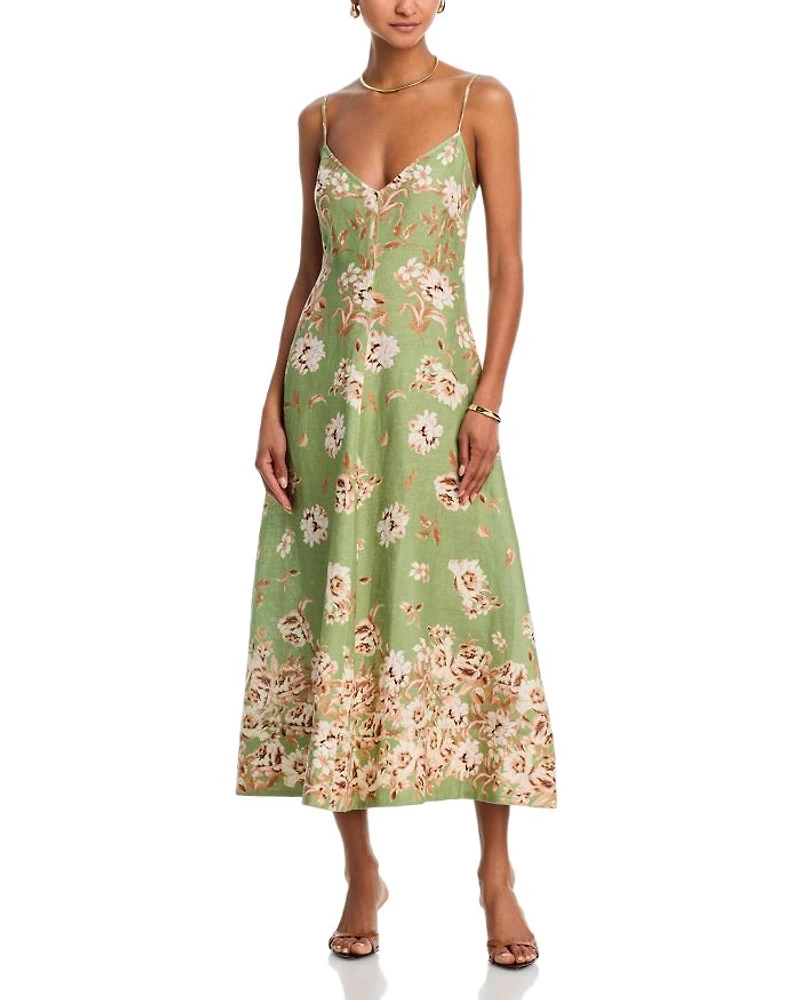 Mae Linen Midi Dress
