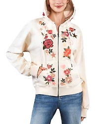Cotton-Blend Camp Happy Embellished Hoodie