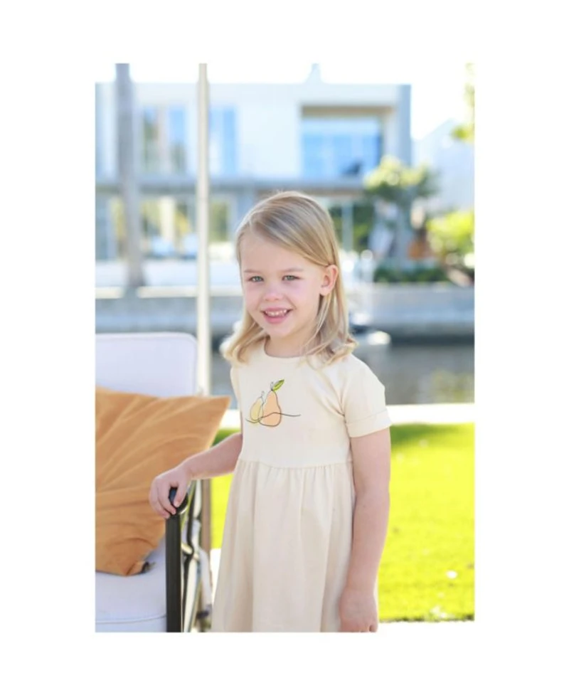 Girls' Pear Graphic Dress - Little kid, Big Kid