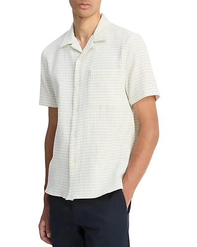 Vince Short Sleeve Button Front Camp Shirt