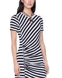 Snap Jersey Dress