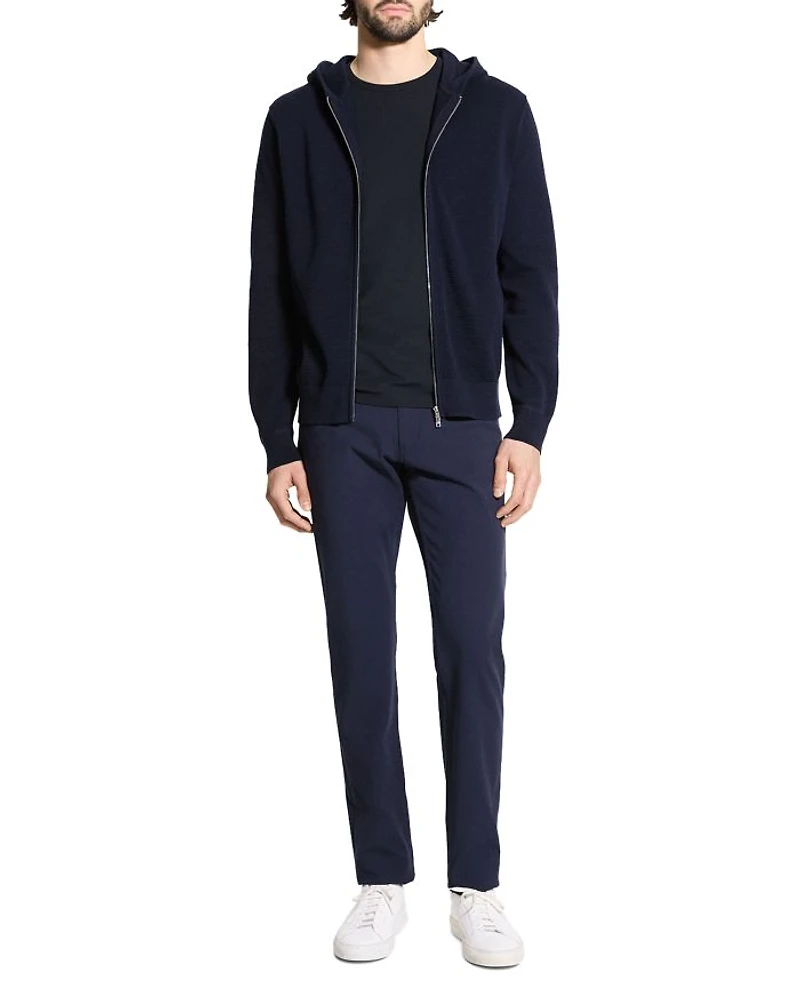 Myhlo Zip Front Knit Hoodie
