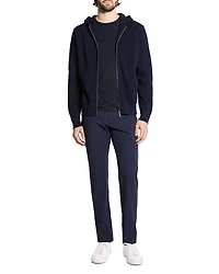Myhlo Zip Front Knit Hoodie