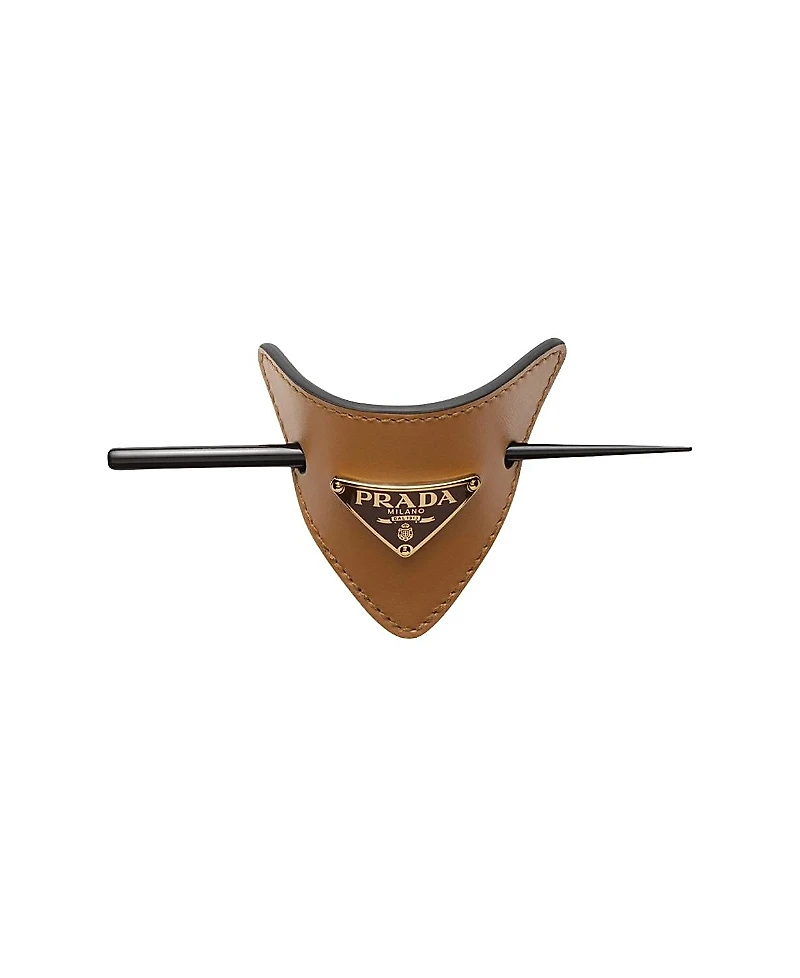 Prada Leather Hair Clip