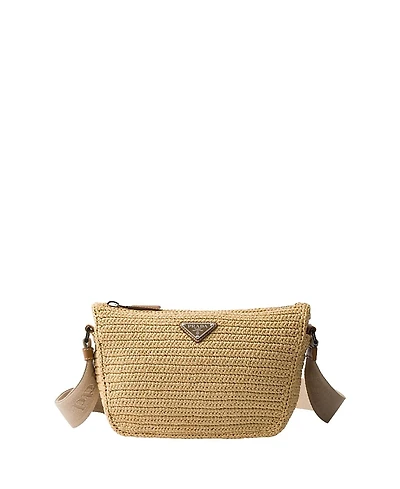 Prada Unisex Crochet Shoulder Bag