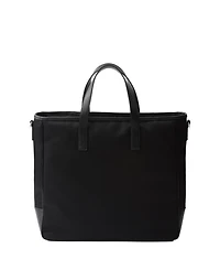 Re-Nylon and Saffiano Leather Tote Bag