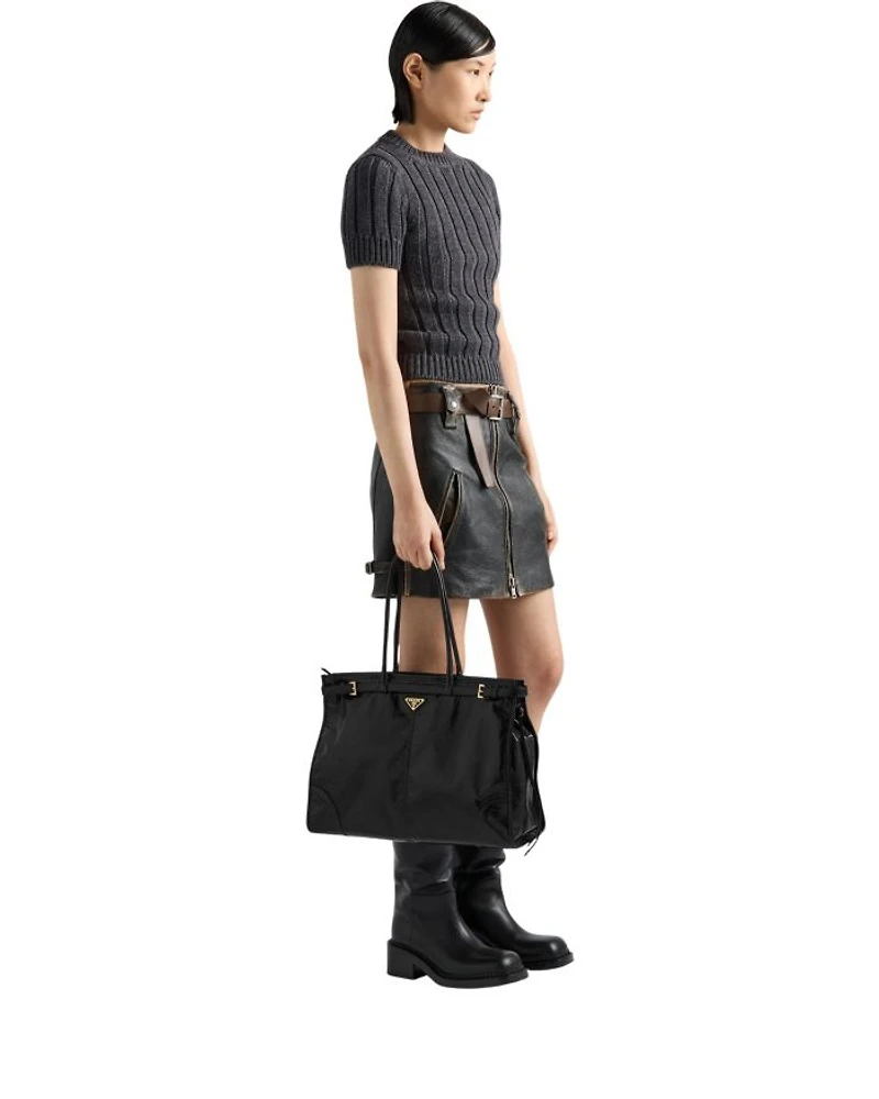 Bonnie Extra Large Convertible Leather Shoulder Handbag