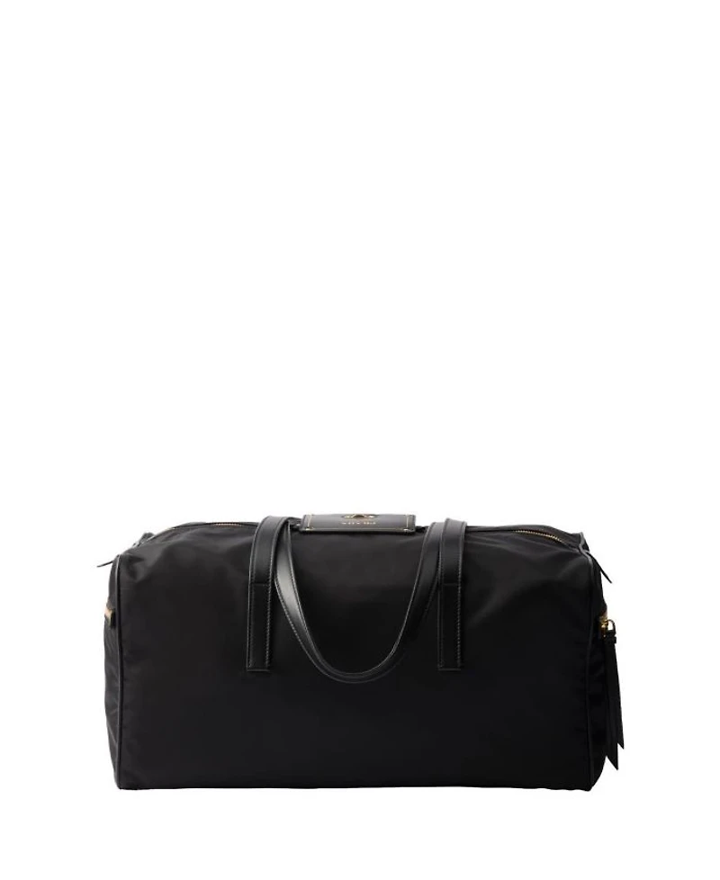 Large Re-Nylon Top-Handle Bag with Padlock