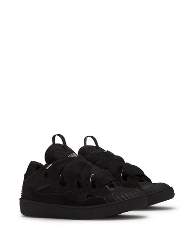 Unisex Curb Leather Sneakers