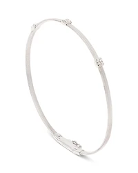 Marco Bicego 18K White Gold & Diamond Masai Small Stackable Bracelet