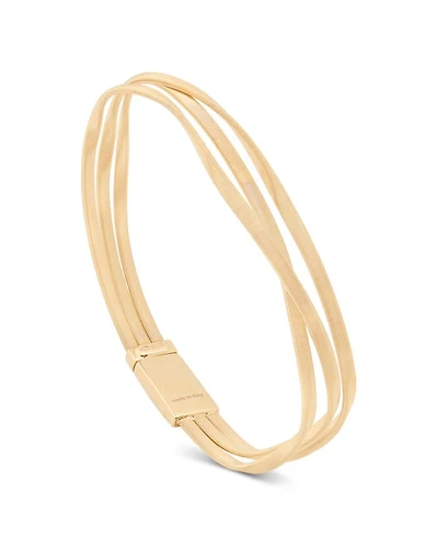 18K Yellow Gold Marrakech 3 Strand Coil Bracelet
