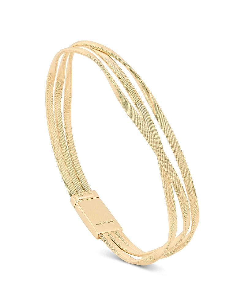 Marco Bicego 18K Yellow Gold Marrakech 3 Strand Coil Bracelet