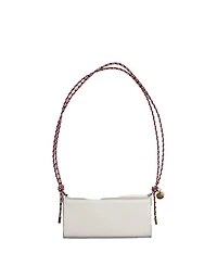 Wallet with Leather Shoulder Strap