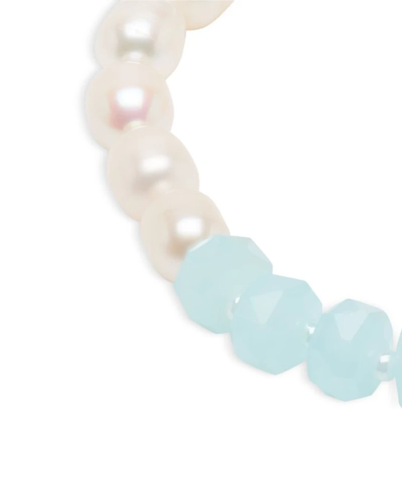 Ropes & Knots Bead & Cultured Freshwater Pearl Flex Bracelet