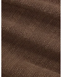 Textured Short Sleeve Cotton-Linen Shirt
