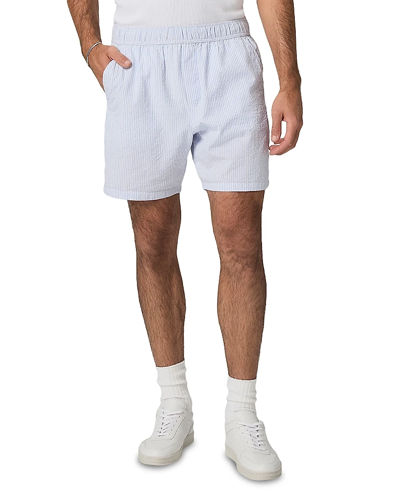 Paige Teague Hail Stripe 7 Shorts