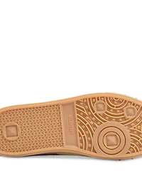 Men's Embroidered La Greca Suede Sneakers