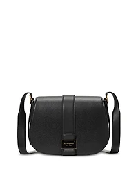 kate spade new york Nouveau Textured Leather Medium Saddle Bag