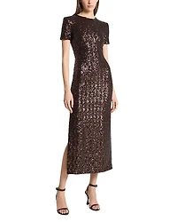 Michael Kors Collection Sequin T Shirt Dress