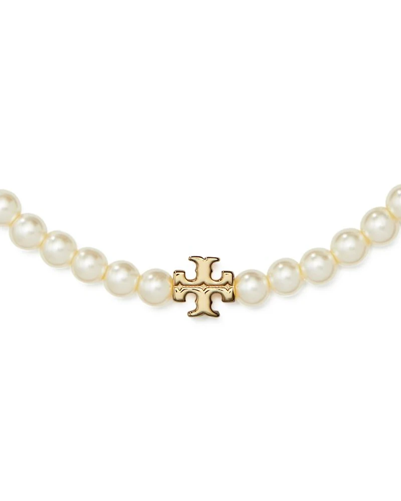 Kira Double T & Imitation Pearl Flex Bracelet