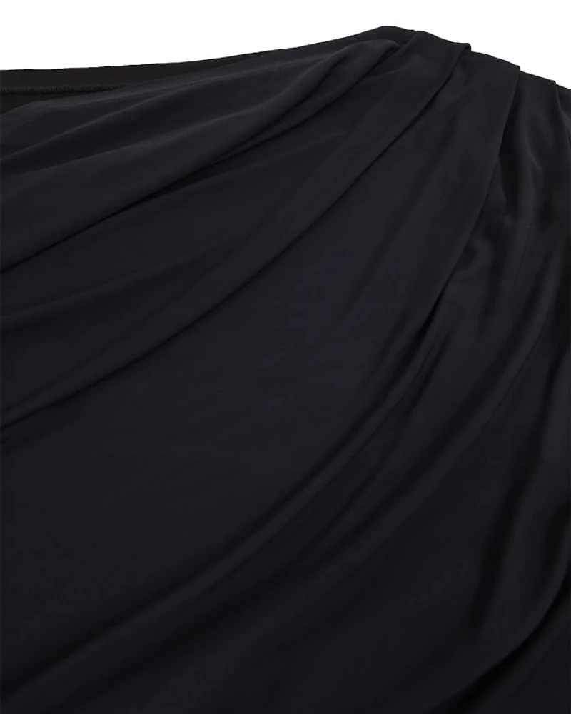 Elia Draped Jersey Dress