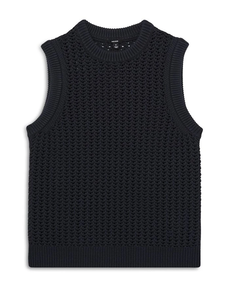 Sleeveless Crochet Vest