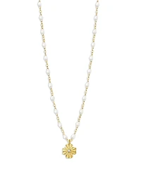 Gigi Clozeau 18K Yellow Gold Classic Gigi Clover Lumiere Necklace, 16.5