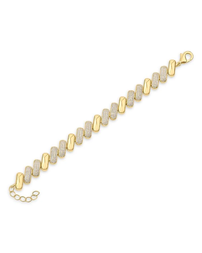 Pavé Bar Flex Bracelet