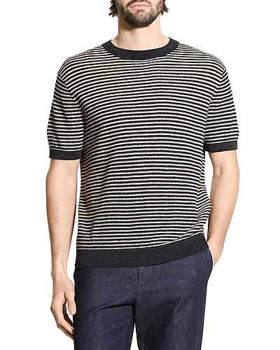 Theory Stripe Linen Tee