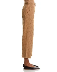 Taylor Cropped High Rise Jeans Hazelnut Stone