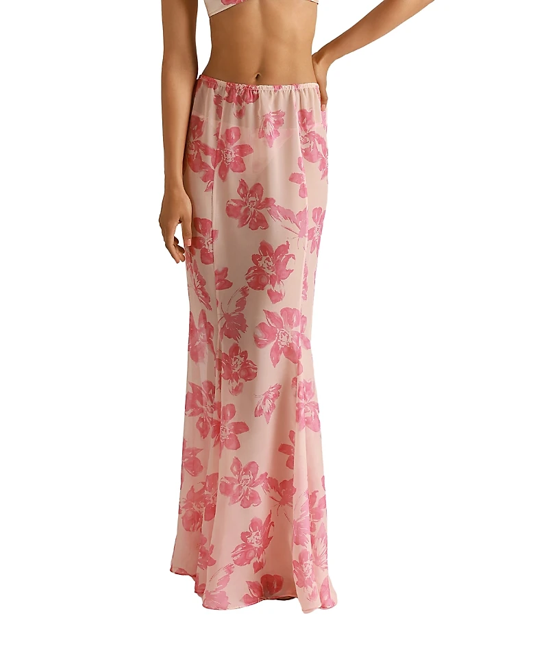 Kiki De Montparnasse Papillon Et Orchidee Maxi Skirt