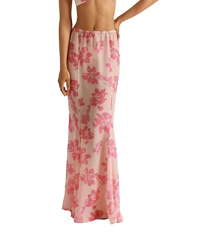 Kiki De Montparnasse Papillon Et Orchidee Maxi Skirt