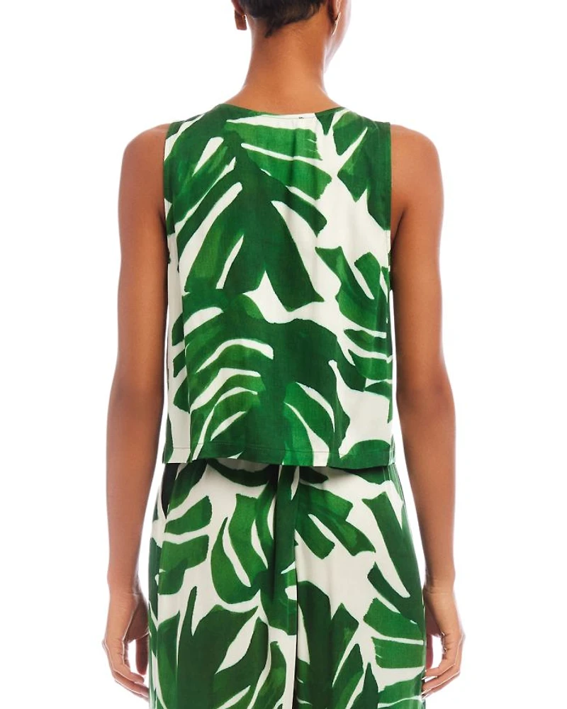 Emery Tie Front Top