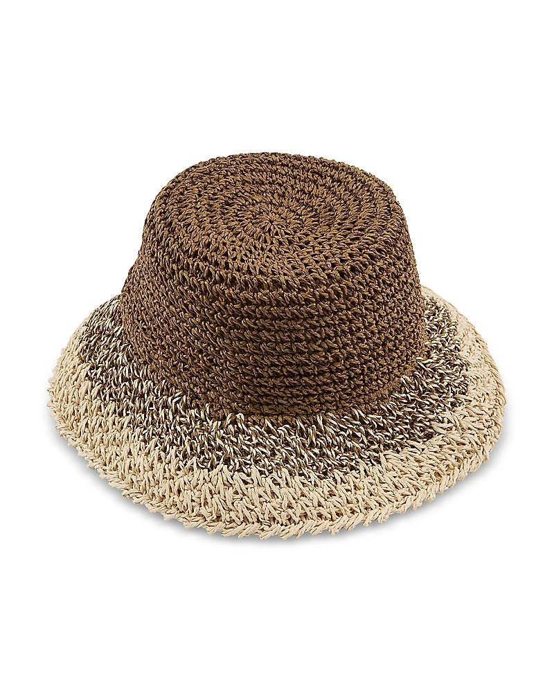 Eugenia Kim Ombre Crochet Packable Bucket Hat